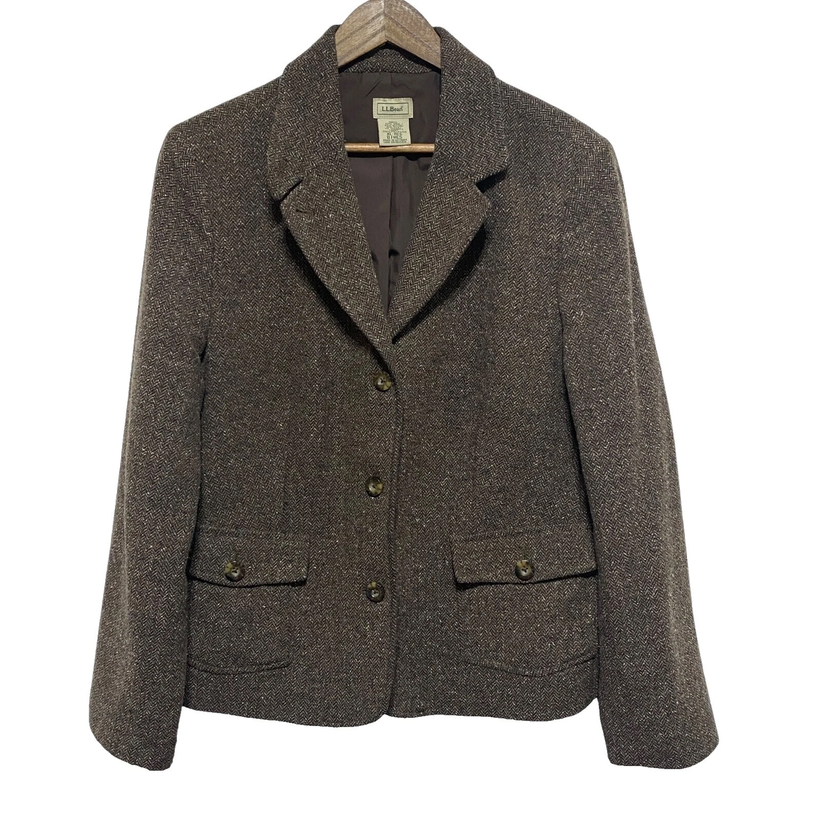 Trajes Marrón Mezcla de lana L.L. Bean & Suit Separates para Mujeres