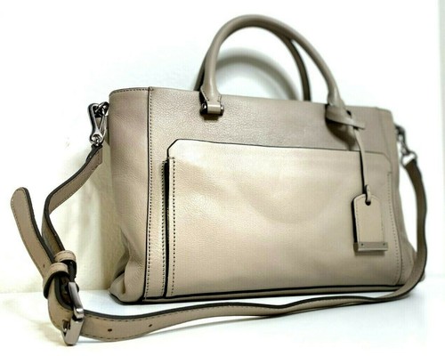 NUEVO CON ETIQUETAS VINCE CAMUTO Bolso Bandolera de Cuero Genuino Lina Chateau: EXCELENTE Cartera con Cremallera - Imagen 7 de 12