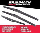 Wiper Blades Hybrid Aero for Jeep Wrangler JK SUV 2007-2016 FRONT PAIR & REAR