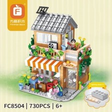 Forange Fc8504 Dream House Residential LED Building Blocks 730pcs Toy Kit-N
