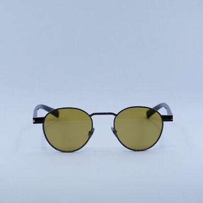 SAINT LAURENT SL707 003 Grey and Havana/Nicotine 49-21-145 