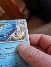 Pokemon Dondozo Scarlet & Violet Base st SVpEN 012 cosmic holo Black Star Promo 