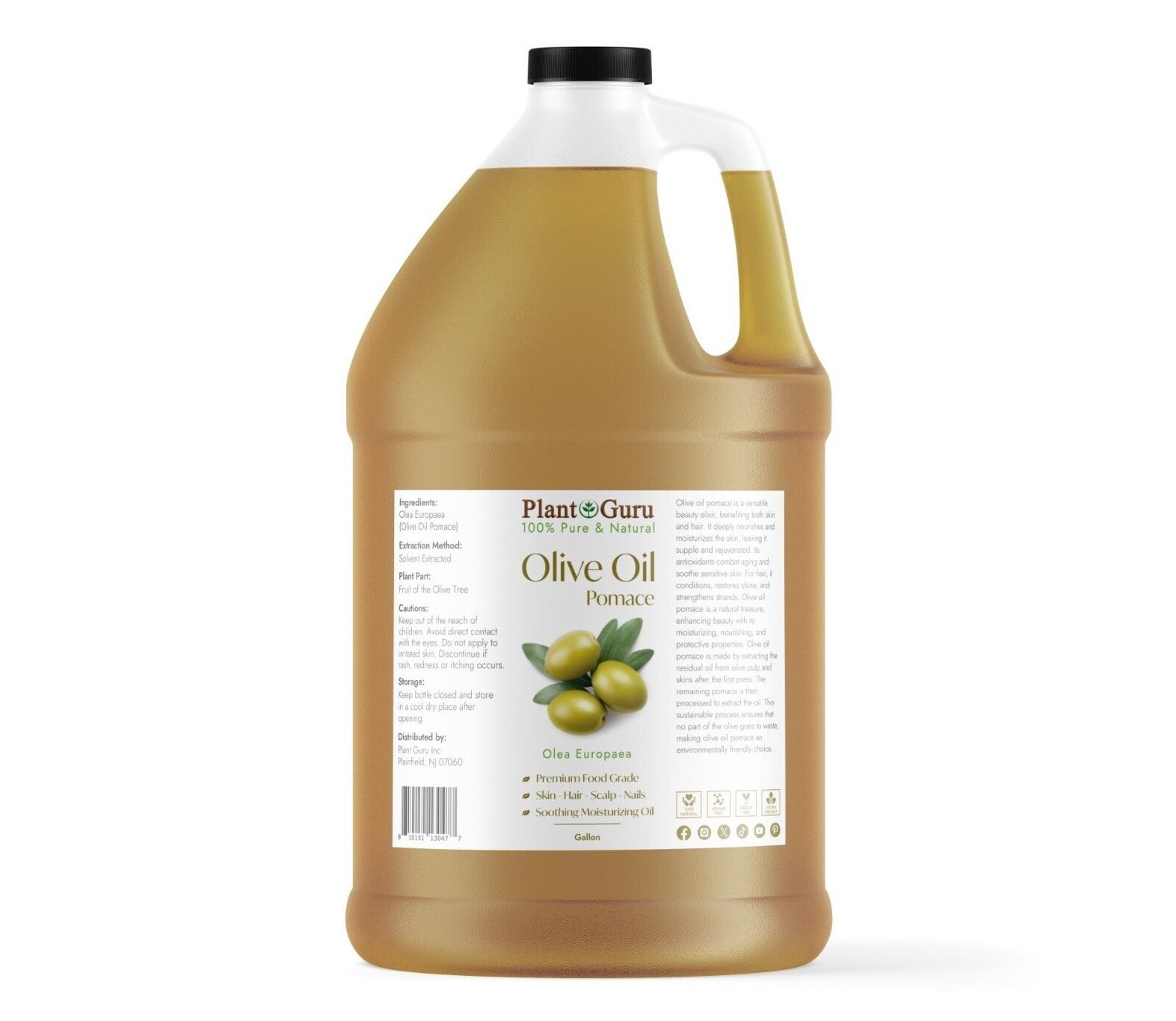 Pomace 100% Pure Natural Carrier For Skin, Hair, Face, Massa