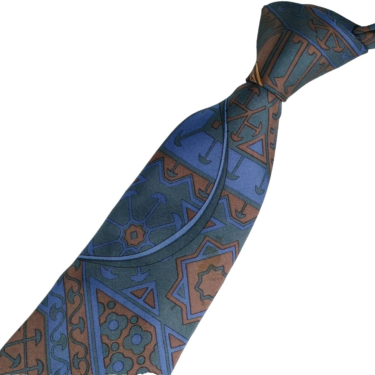 Lazos HERMÈS Marrón para Hombre