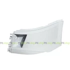 VOLVO VNL 2016-17 STYLE PAINTED WHITE CORNER BUMPER LEFT SIDE WITH FOG CUT-OUT