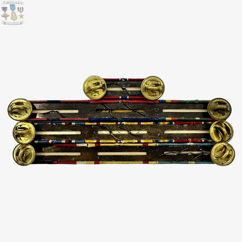 WWII - KOREAN WAR MARINE CORPS RIBBON BAR BRONZE STAR UNIT CITATION BATTLE STARS - 第 6/6 張圖片