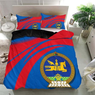 Wappen der Mongolei Bettwäsche-Set Cricket rLT13