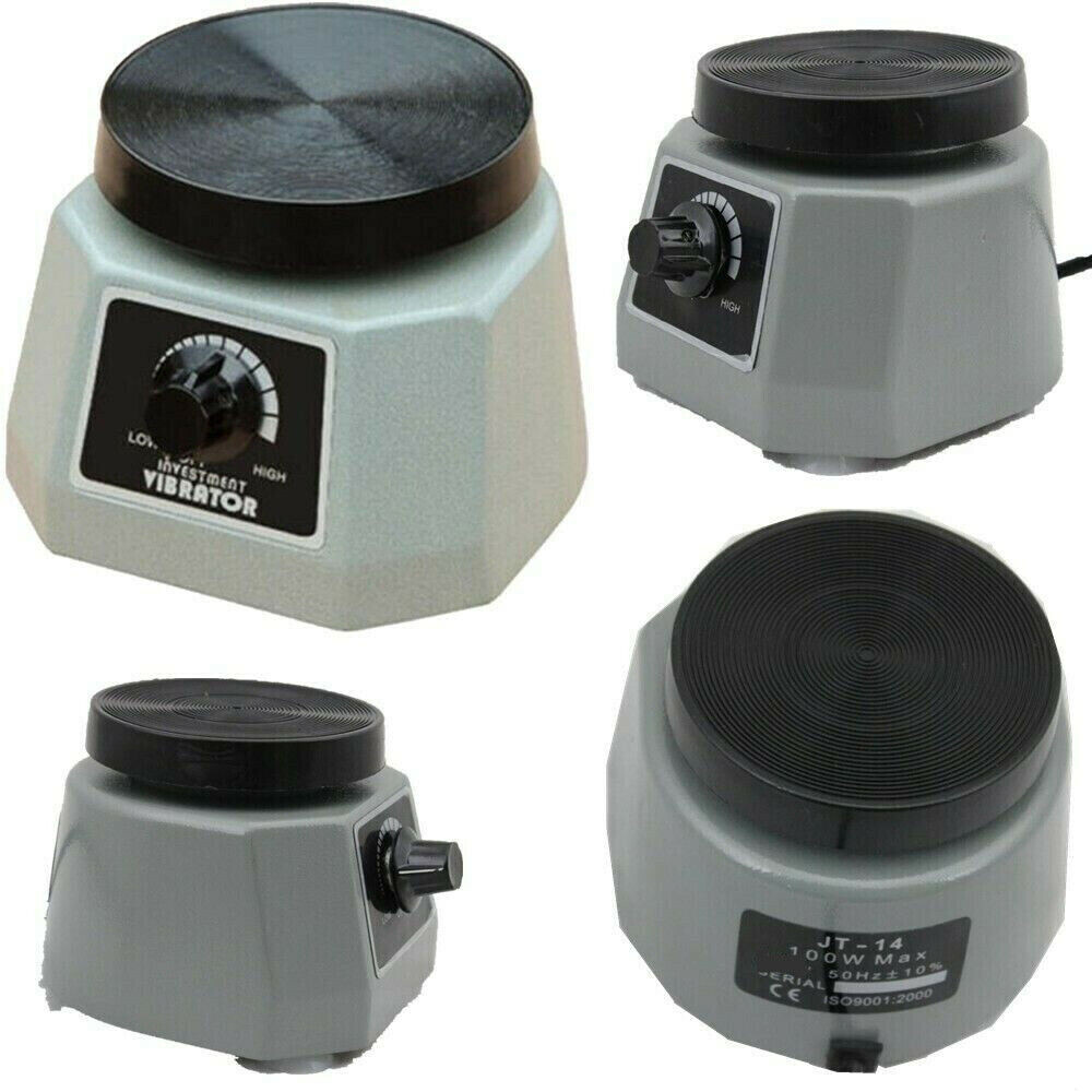 4in Round Vibrator Variable-intensity Dental Lab Mixing Plaster Model Oscillator