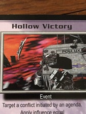 HOLLOW VICTORY THE SHADOWS BABYLON 5 CCG RARE CARD NEAR MINT NEVER PLAYED WITH