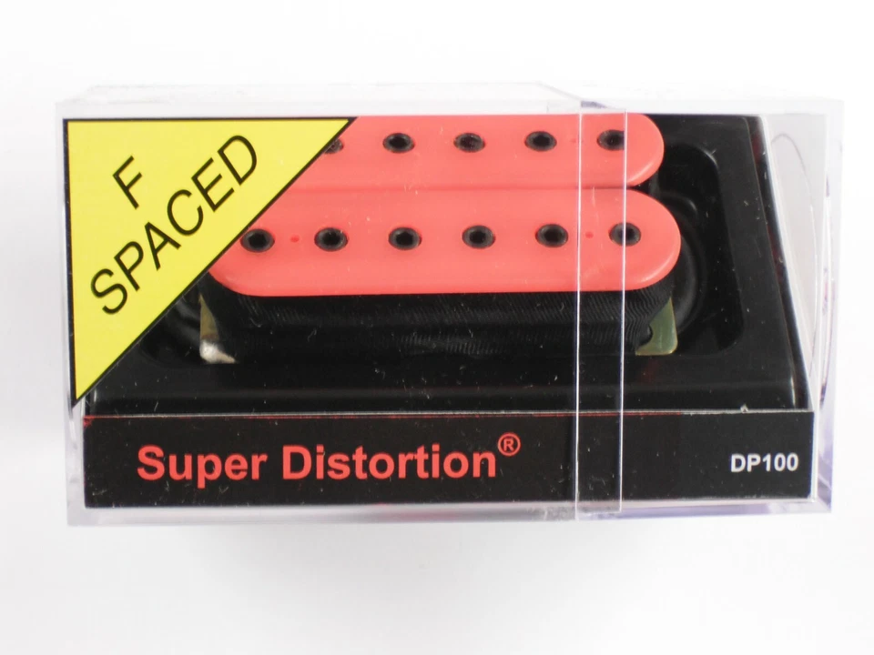 DiMarzio F-spaced Super Distortion Bridge Pink W/Black Poles DP 100 - Image 1 of 1