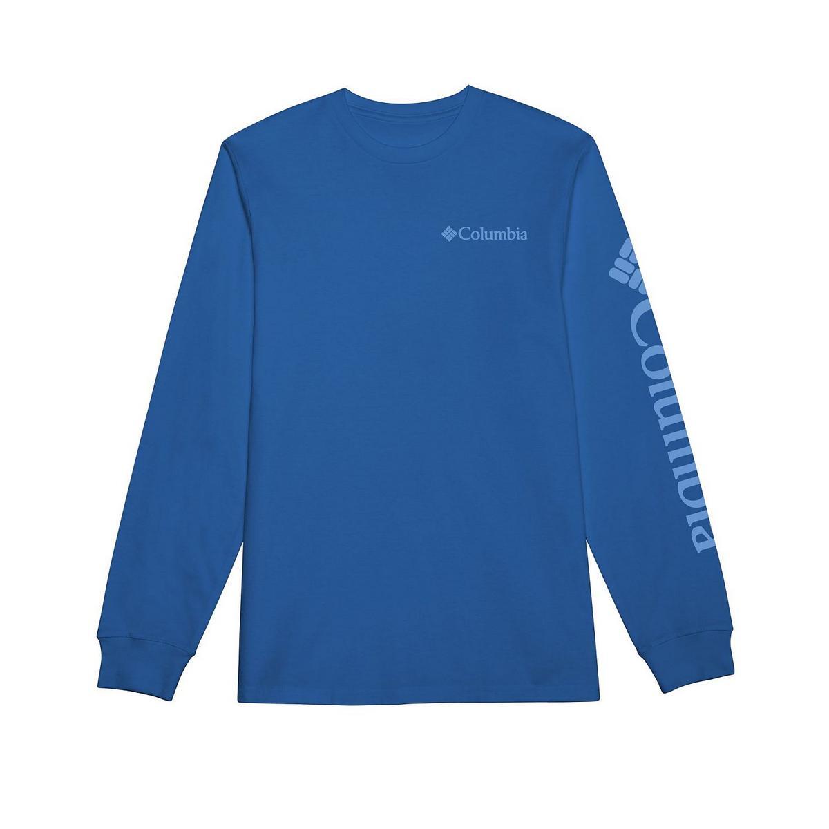 Мужская футболка Columbia Sportswear Fundamentals из синего хлопка с логотипом S BHFO 9278 4790₽