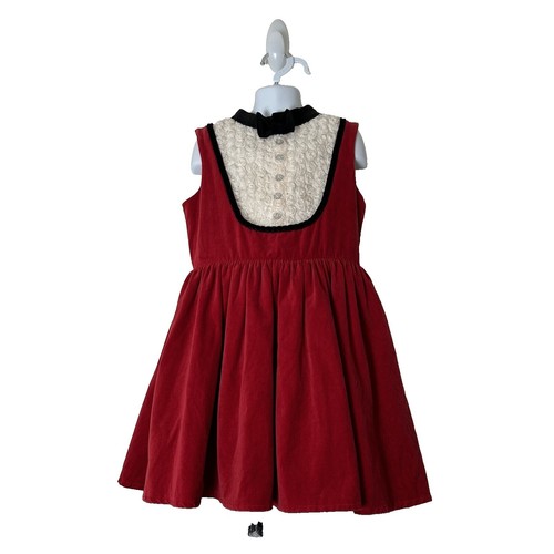 Harajuku Mini Target Dress Kids Girls XS 4/5 Black Red Tartan Plaid Christmas
