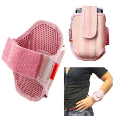 Wrist Case Holder Pink fits Alcatel Go Flip Phone, Go Flip V