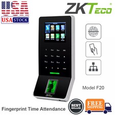 ZKTeco F22 Biometric Fingerprint Password Time Attendance Access Control Clock