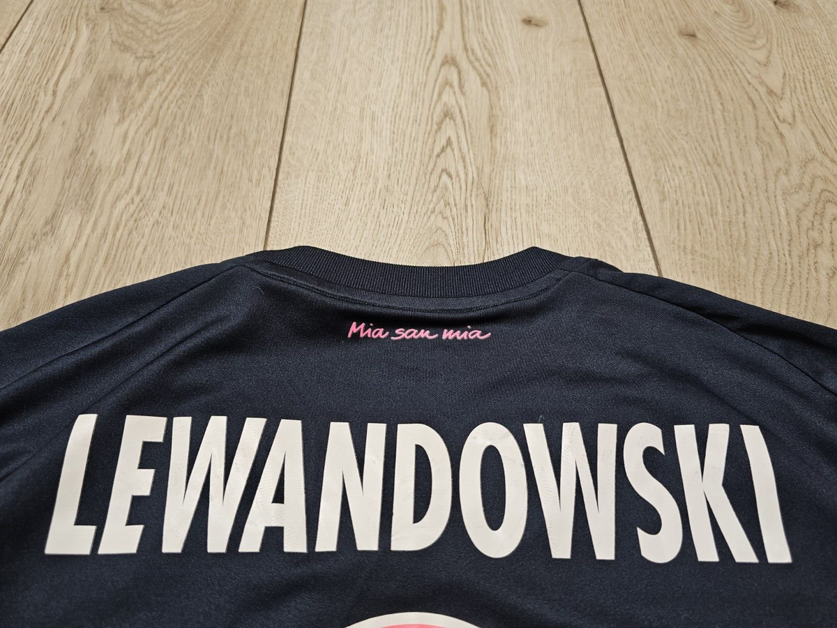 BAYERN MUNICH 2015 2016 THIRD LEWANDOWSKI FOOTBALL SHIRT SOCCER
