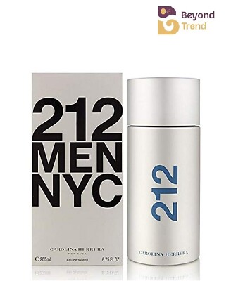 212 MEN NYC by Carolina Herrera cologne EDT 6.7 / 6.8 oz New in Box