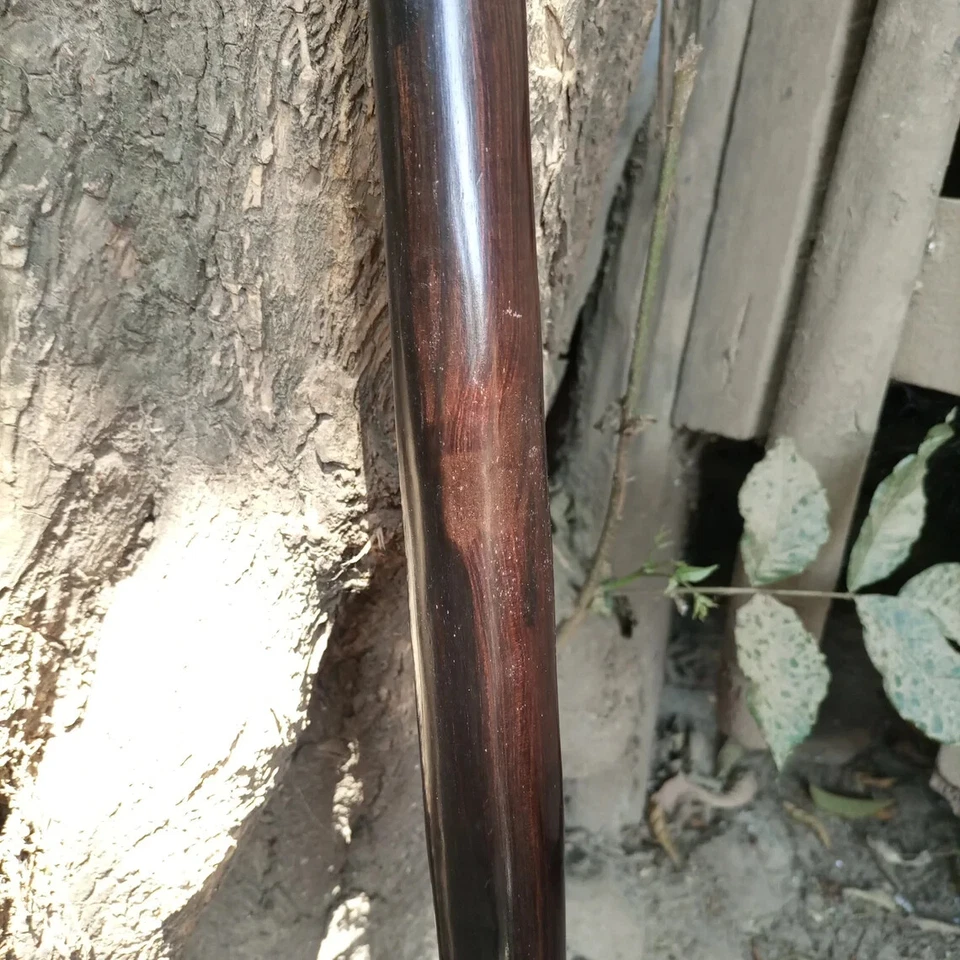 Africa Blackwood Contouring Handle Original Hiking Walking Stick Cane Mobility H - Image 4 of 4