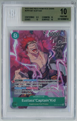 Eustass"Captain"Kid (Parallel) graded BGS 10 for sale on eBay