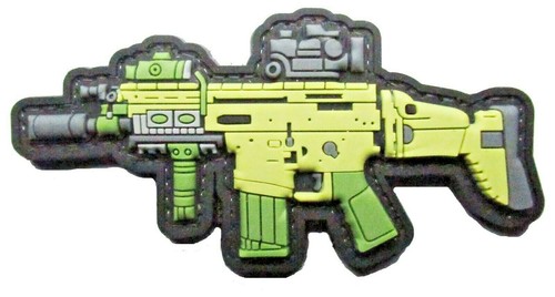 Patche scar-H gun airsoft paintball PVC souple 3D tactical morale patch scratch - Picture 2 of 2