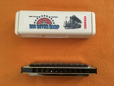 New HOHNER BIG RIVER HARMONICA w/ Box KEY C Made Germany folk country blues harp