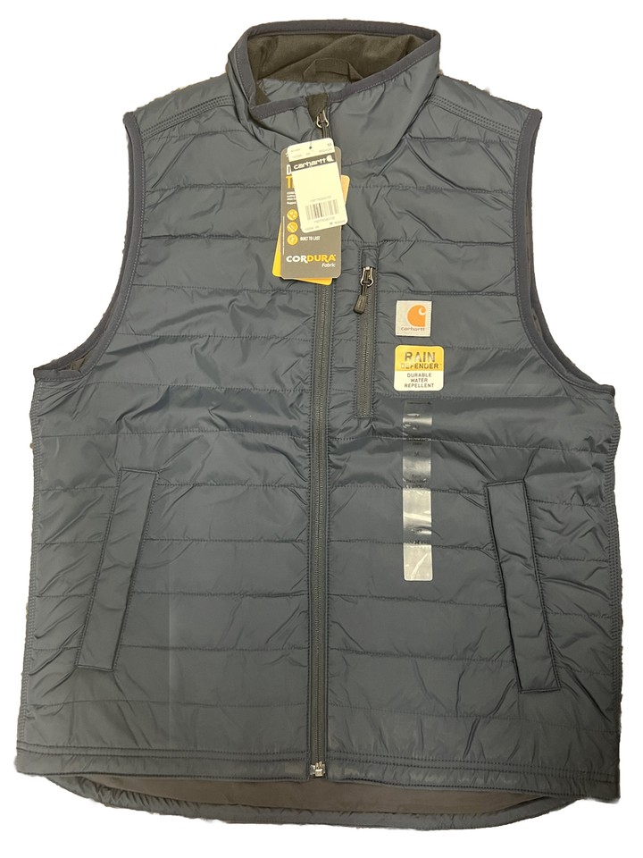 Carhartt Gilliam Vest Navy 102286 Rain Defender XL Men’s Unisex eBay