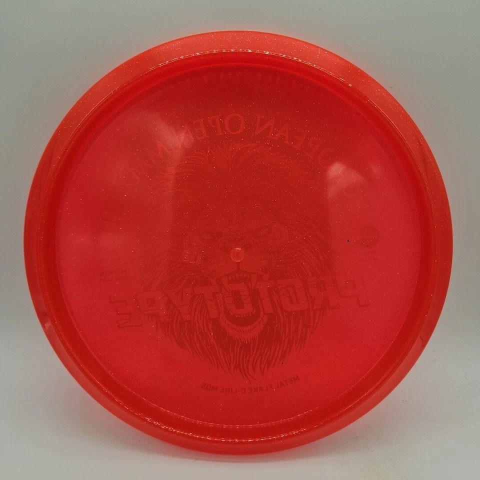 Discmania Prototype Metal Flake MD5 European Open Red/Gold Stamp 175g - Image 3 of 3