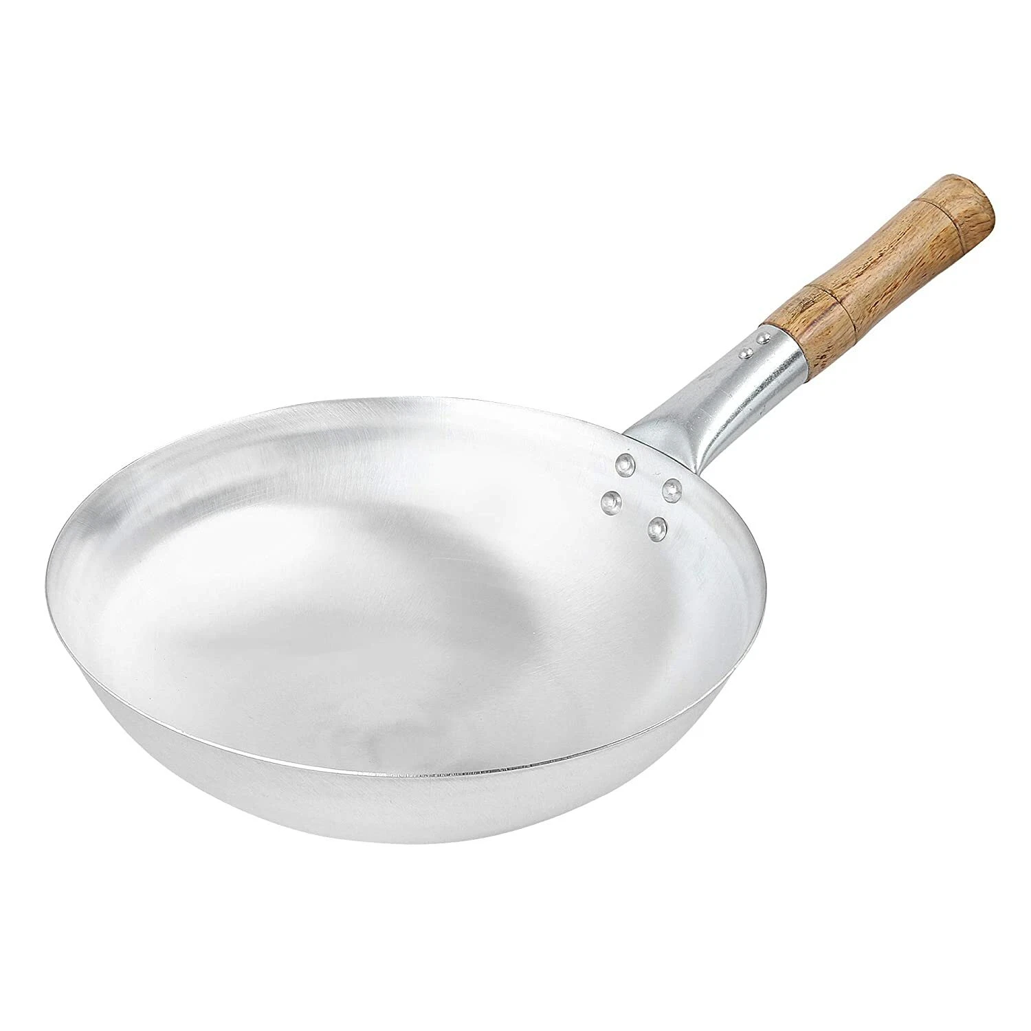 Iron Wok Kadhai with Wooden Handle - 11 inches
Opens in a new window or tab