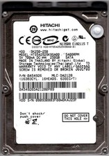 Hitachi 5K250 HTS542525K9SA00 250 GB Internal 5400 RPM 2.5" SATA HDD - TESTED