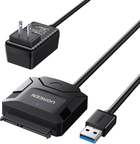SATA to USB 3.0 Adapter Cable for 3.5 2.5 Inch SSD/ HDD SATA III HDD Converter