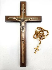 Asterom Handmade Crucifix Wall Cross 12.5" H x 7" W