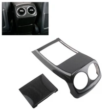 Carbon Fiber Print Rear AC Air Outlet Panel Cover Fits 20-25 C118 CLA250 CLA35