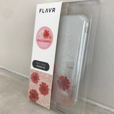 FLAVR IPHONE XR Echt Handgefertigt Blumen Robust Hülle Klar Gratis Hartglas