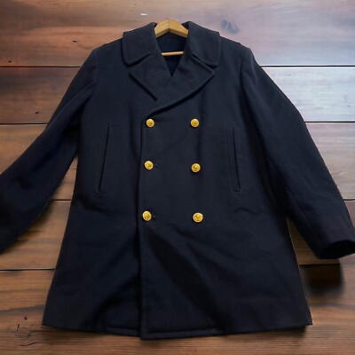 Naval Academy Us Navy Winter Coat Naval Academy Wool Overcoat