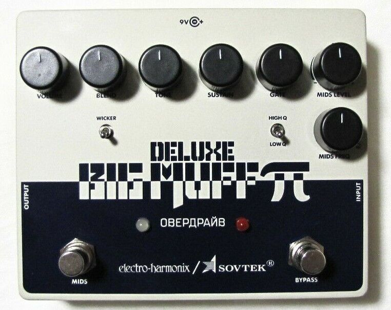 Used Electro-Harmonix EHX Deluxe Sovtek Big Muff Distortion Used Electro-Harmonix EHX Deluxe Sovtek Big Muff Distortion