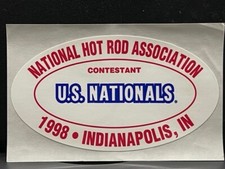 Vrhtf Nhra Cool 1998 Us Nationals Indianapolis In Contestant 3 X 4.5 Sticker