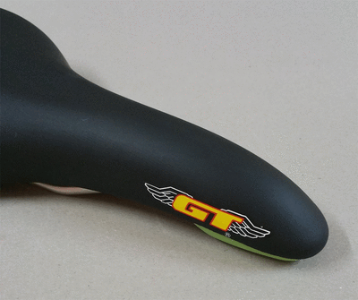 Sella BMX Vintage GT Old School - Nero E Oro, Universale Per Bici Da Corsa E Mountain Bike