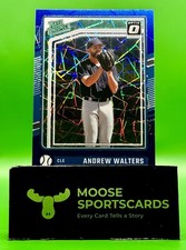 2024 Donruss Optic Baseball Rated Prospect Andrew Walters Blue Velocity