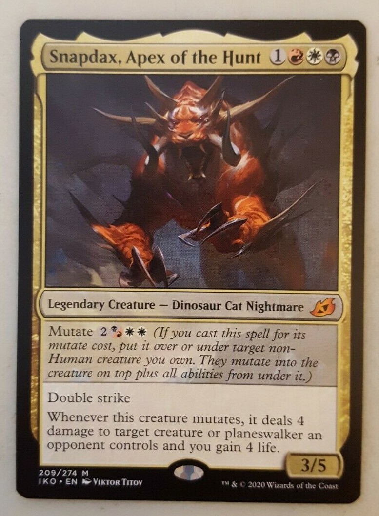 1x Snapdax, Apex of the Hunt Ikoria MTG Magic the Gathering NM | eBay