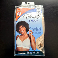 Playtex 18 Hours Bra Sensational Support 20/27 Beige Size 42DD