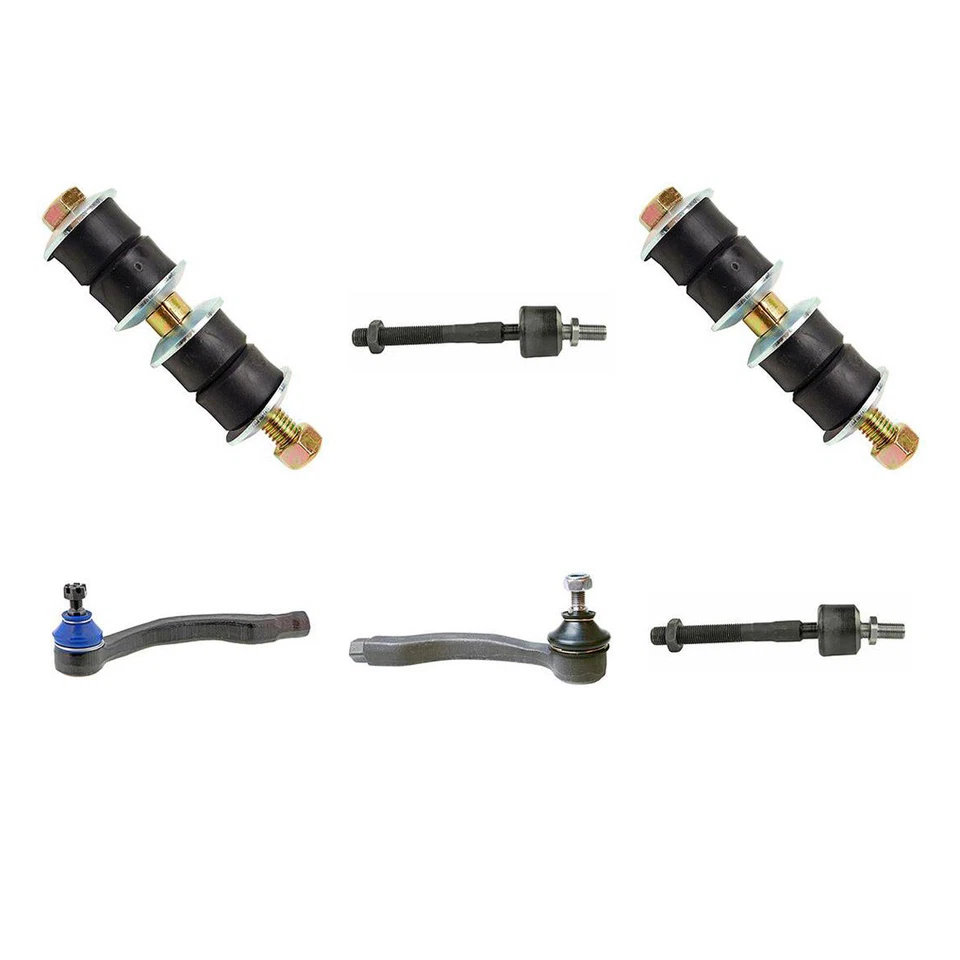 Barra estabilizadora Tierod extremo barra estabilizadora delantera Mevotech 6 piezas se adapta a Honda Civic 1988 1989 Foto 2 de 4