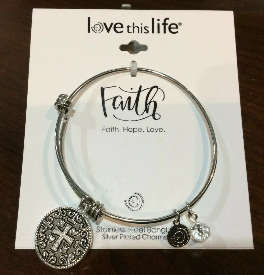 Faith bangle shop bracelet