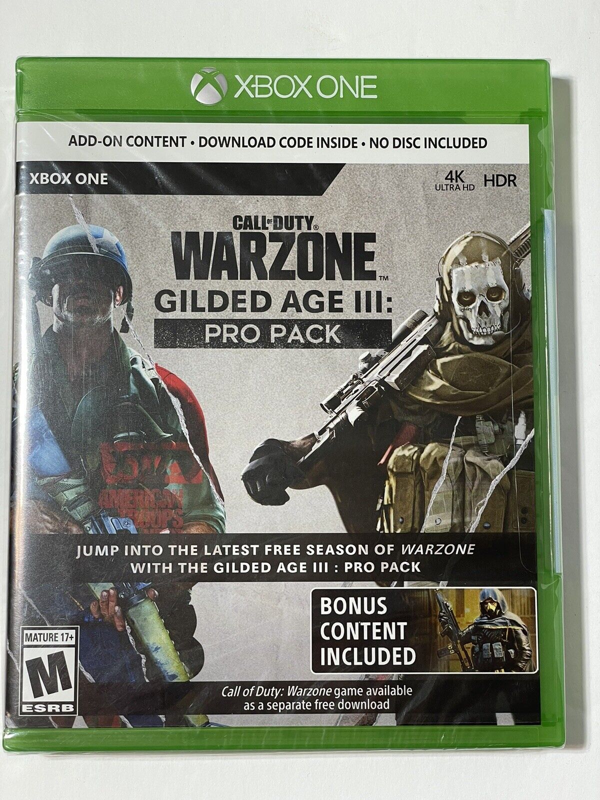 Call of Duty Warzone Gilded Age III Pro Pack DLC - Xbox One