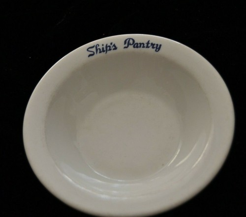 SHIP'S PANTRY Vtg JACKSON CHINA Falls Creek PA Restaurant Ware Cereal/Soup BOWL - Picture 2 of 4