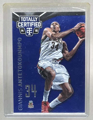 Giannis Antetokounmpo 2014 Panini Totally Certified #69 Platinum Blue /149