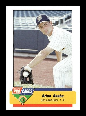 1994 Fleer Procards Triple A All Stars AAA17 Brian Raabe UER BXCP03