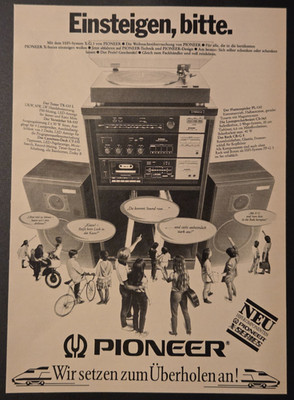 64. Pioneer Hifi Anlage System X Series Werbeanzeige Werbung Reklame 1982