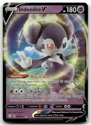 Indeedee V 039/072 Shining Fates Holo Ultra Rare