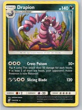 2019 POKEMON DRAPION UNIFIED MINDS 134/236 RARE NM A49359 FREE S&H