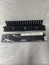Panduit WMPF1-KIT 2U Horizontal Cable Manager w/ Snap-On Cover NOS 19 Rack