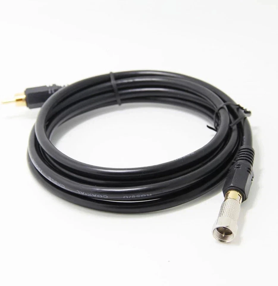 Cable de video RCA con conector de TV RF para Atari 2600 Jr 7800 Colecovision Intelli Foto 2 de 4